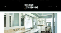 Desktop Screenshot of precisionstoneworks.com